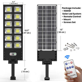 1500W Zonne-energie Geleid Licht Systeem