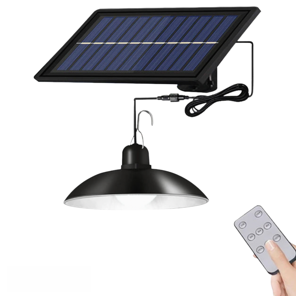 Hanglamp op Zonne-energie voor Binnen/Buiten met Afstandsbediening